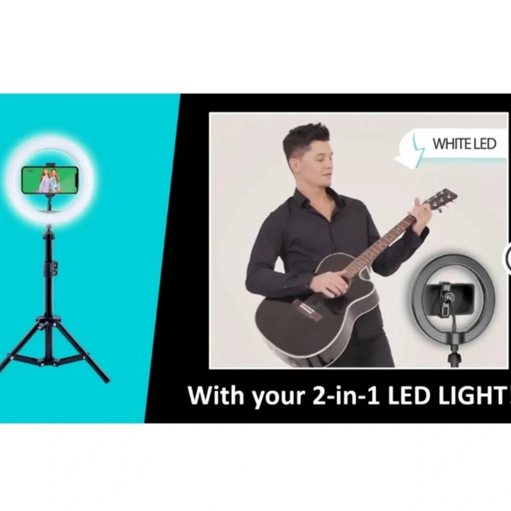 Studio Creator 2 Influencer Blogger Video Recording Maker Ring Light Tripod Kit